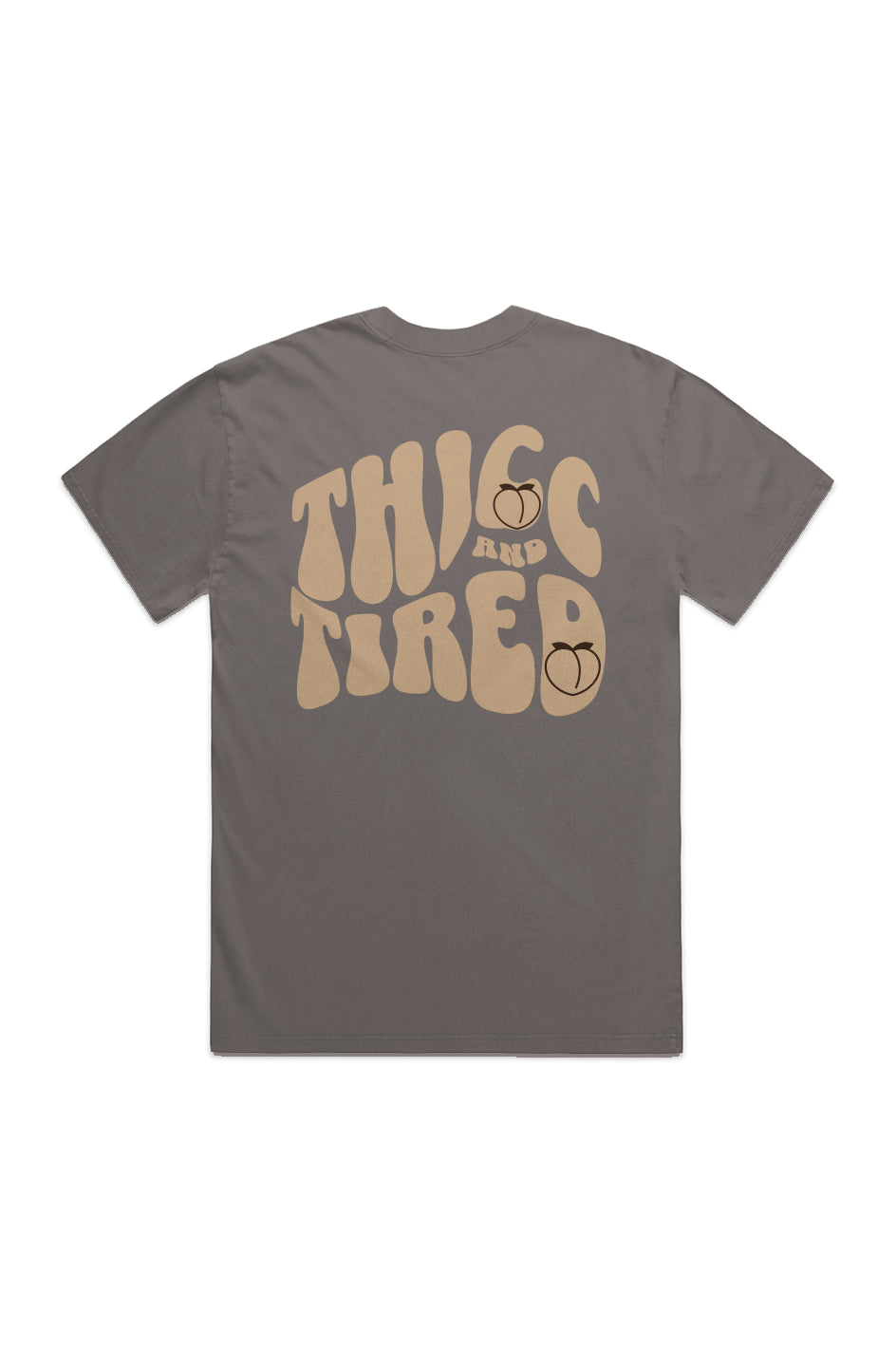 Thicc & Tired Heavy Faded Tee