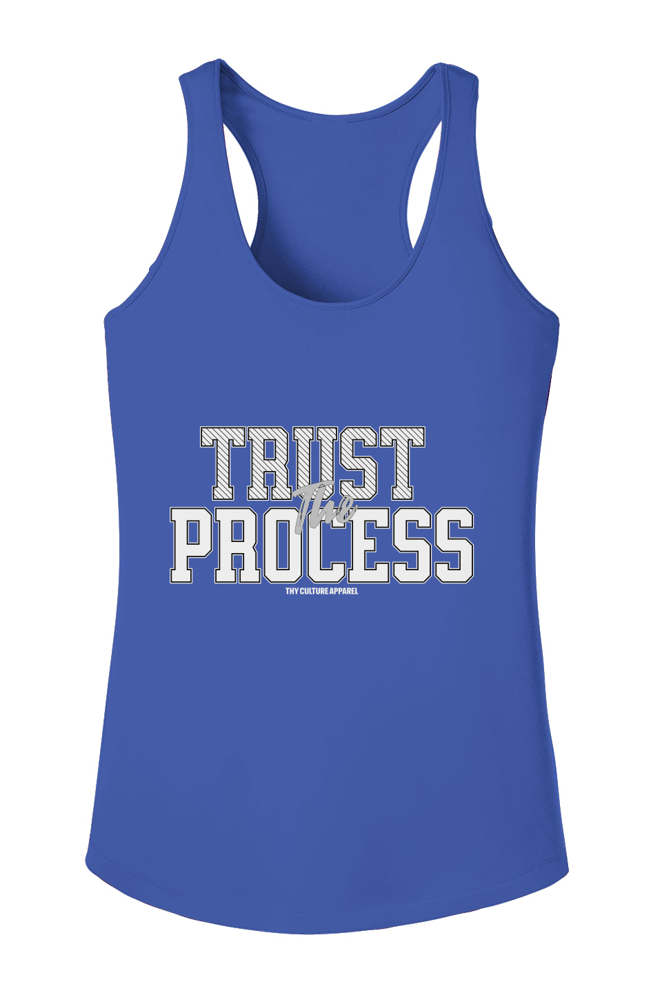 Trust The Process Racerback Tank