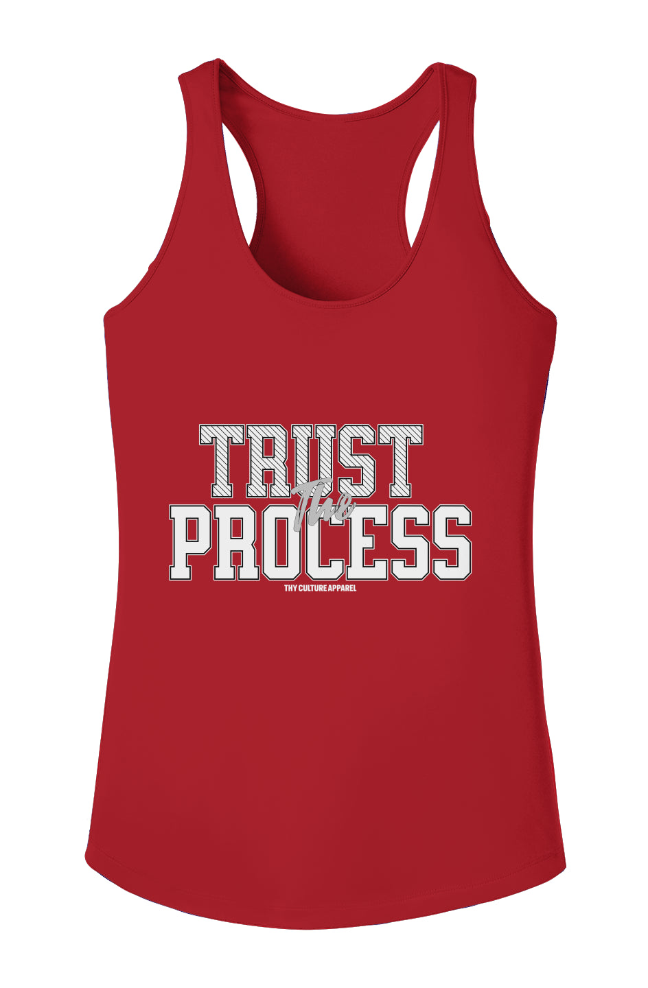 Trust The Process Racerback Tank