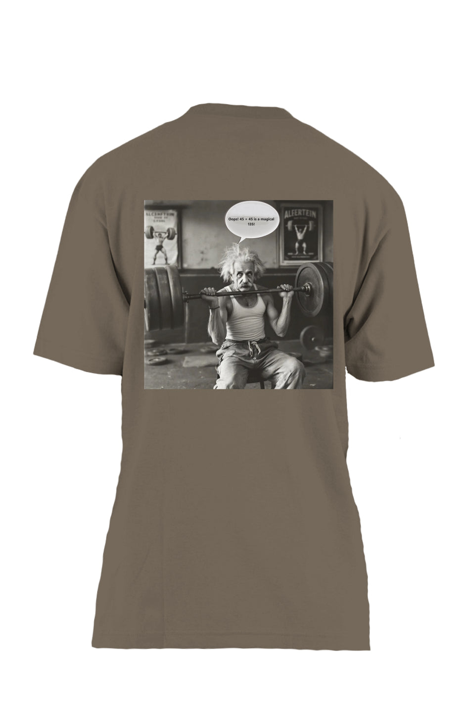 45+45=135 Oversized Heavyweight T Shirt