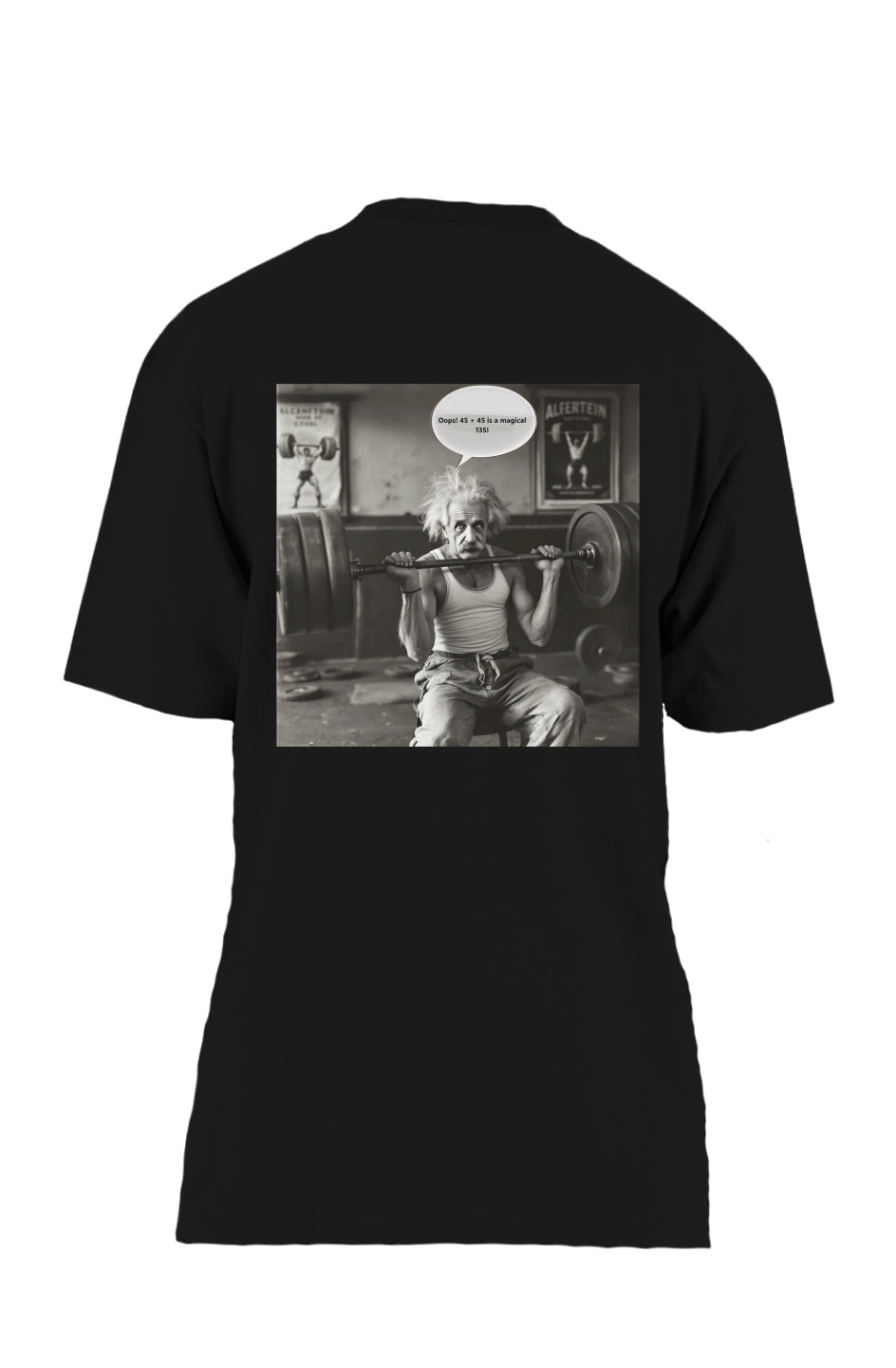45+45=135 Oversized Heavyweight T Shirt