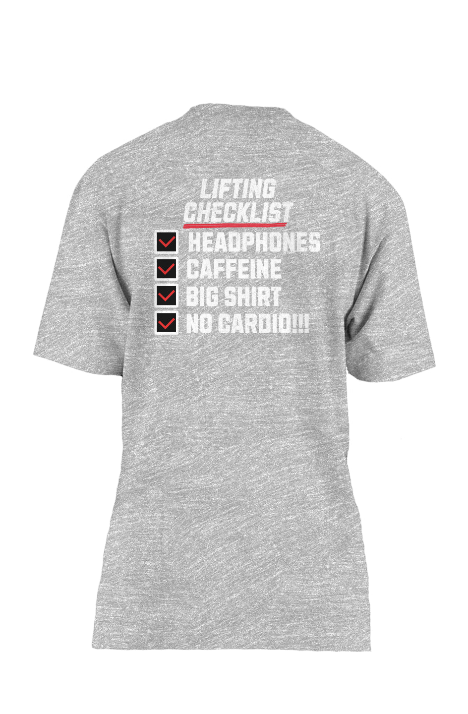 Lifting Checklist Oversized Heavyweight T Shirt