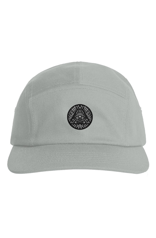 All Seeing Eye Gray Finn Five Panel Cap