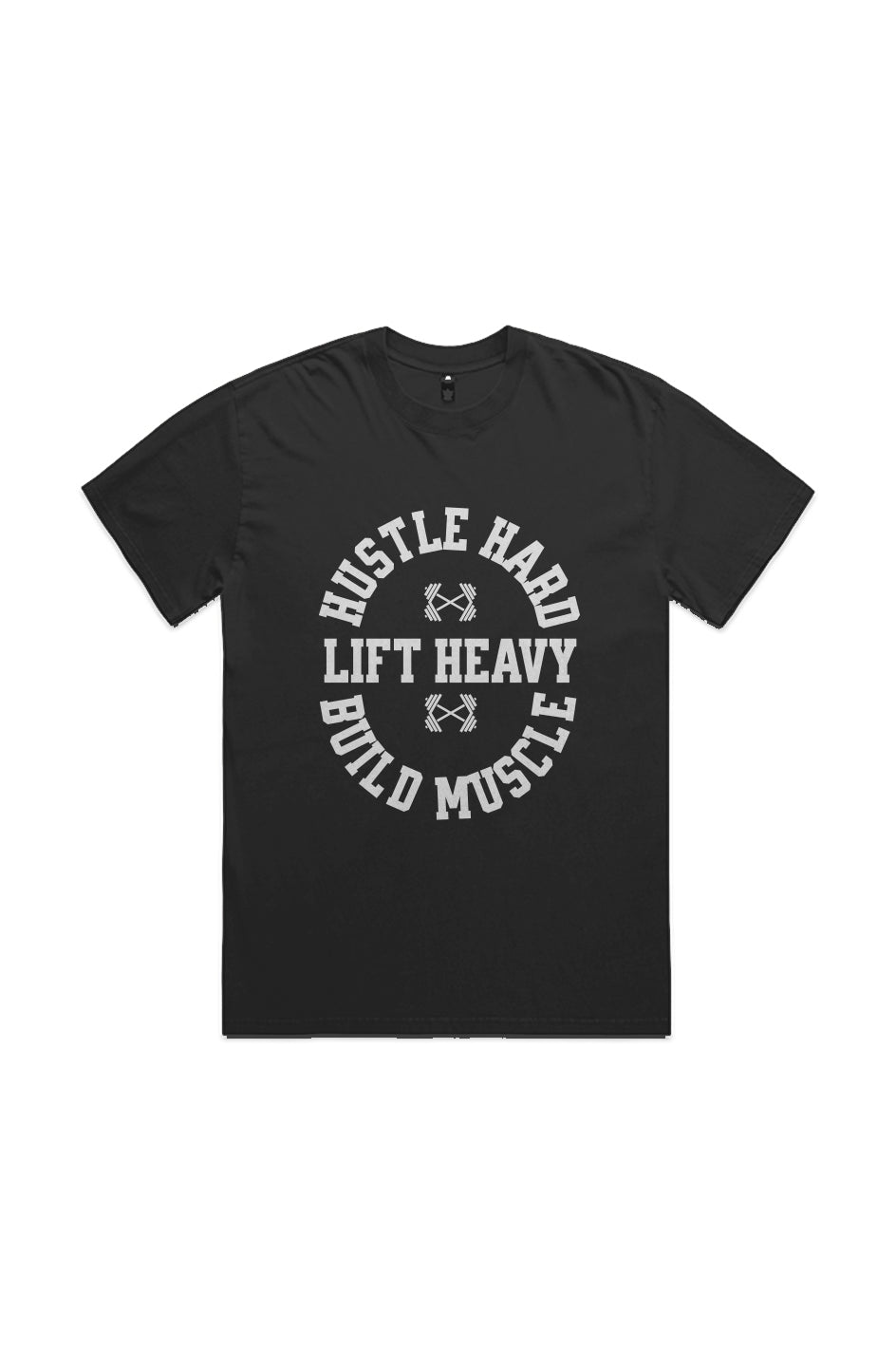 HUSTLE HARD HEAVY FADED TEE