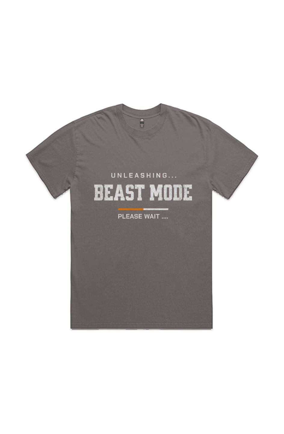 Gym Beast Mode Grey HEAVY FADED TEE