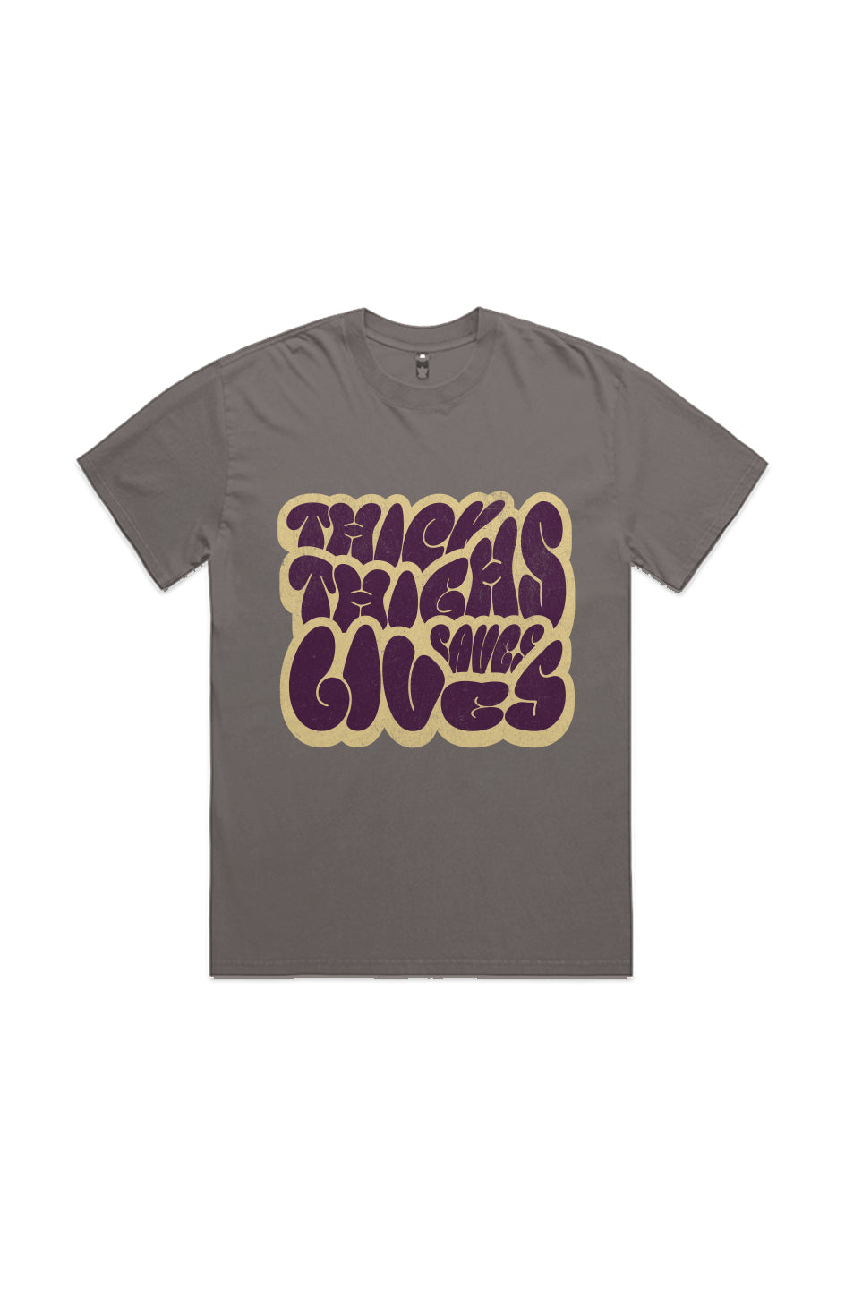 Thick Thighs Save Lives HEAVY FADED TEE