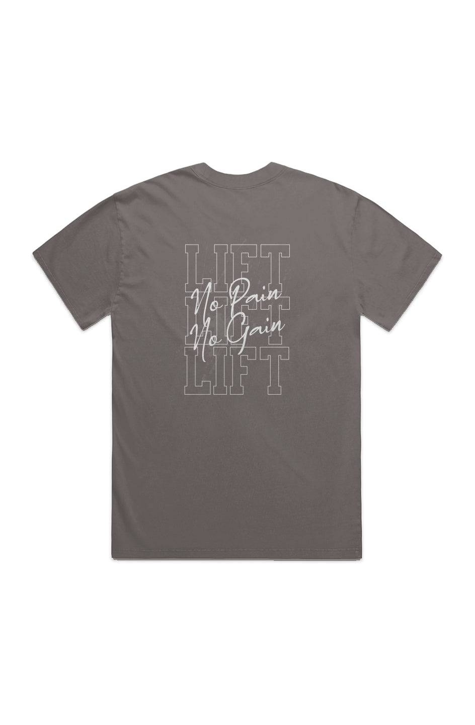 LIFT LIFT LIFT GREY HEAVY FADED TEE