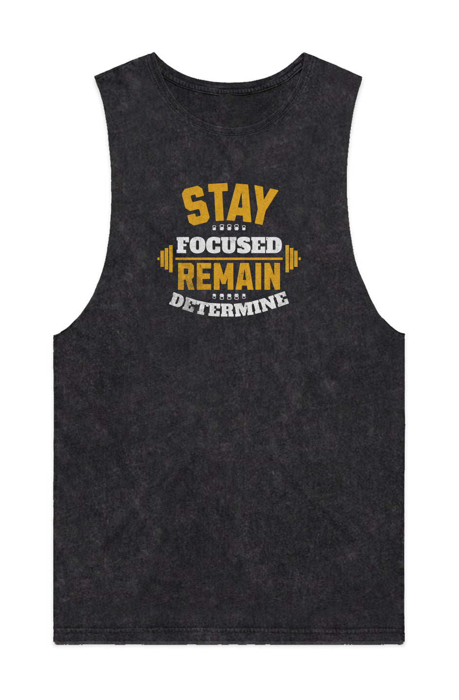 Stay Focus MENS STONE WASH TANK