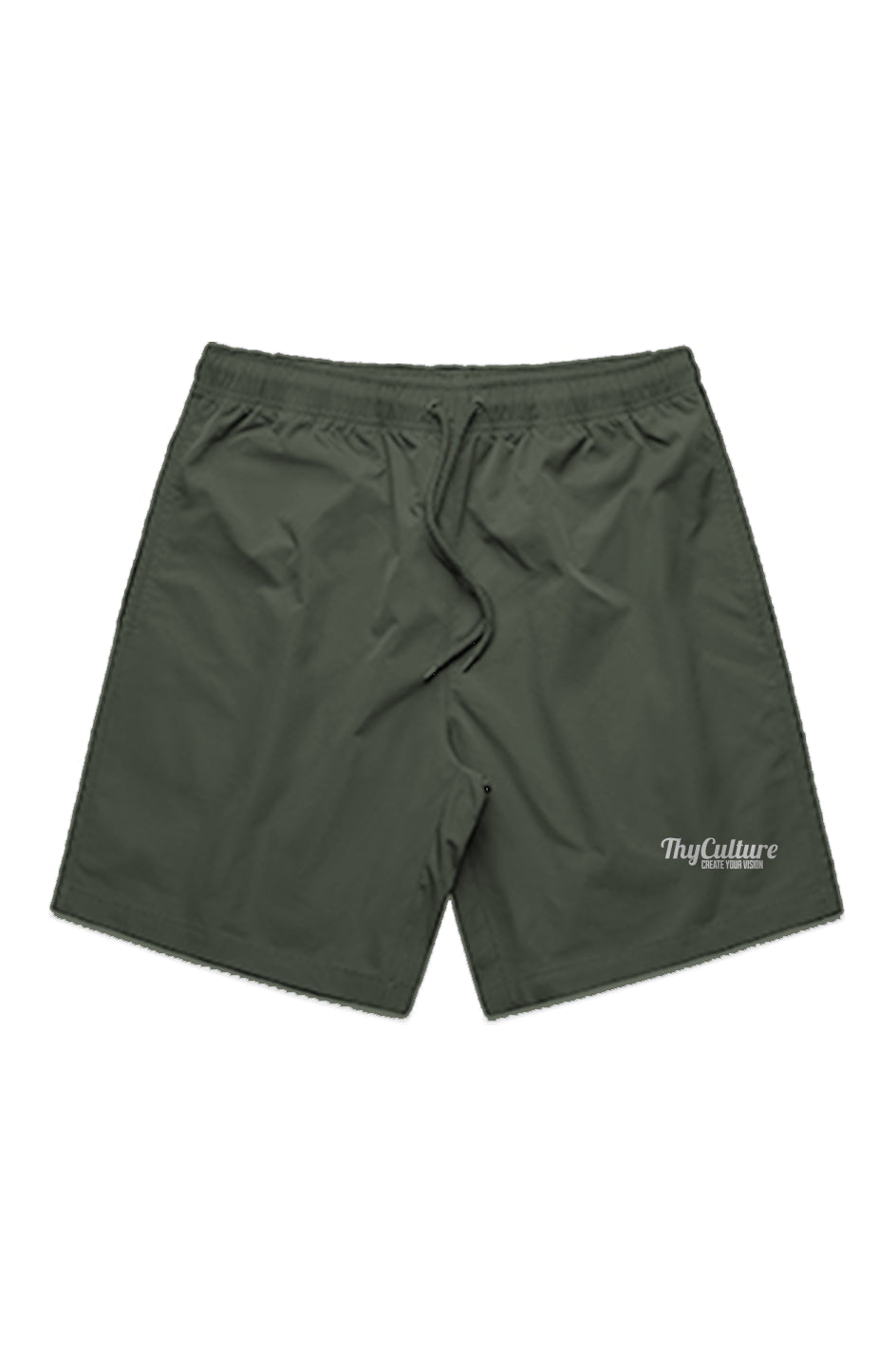 Thy Culture Green MENS TRAINING SHORTS