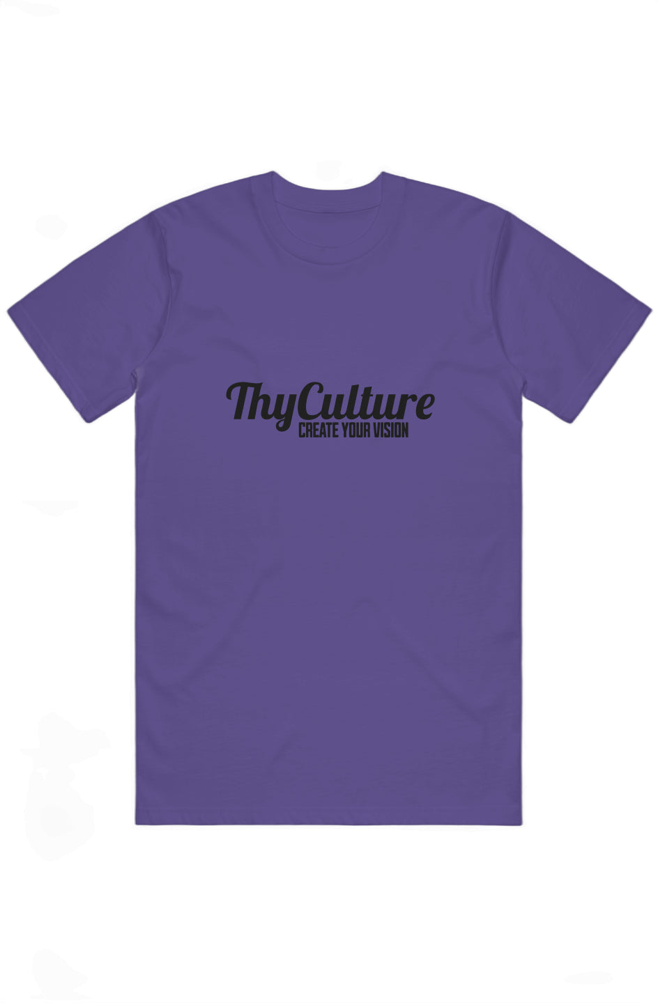 Thy Culture w/ Black Letters Violet CLASSIC TEE