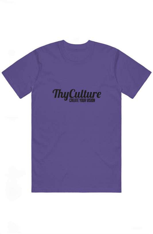 Thy Culture w/ Black Letters Violet CLASSIC TEE