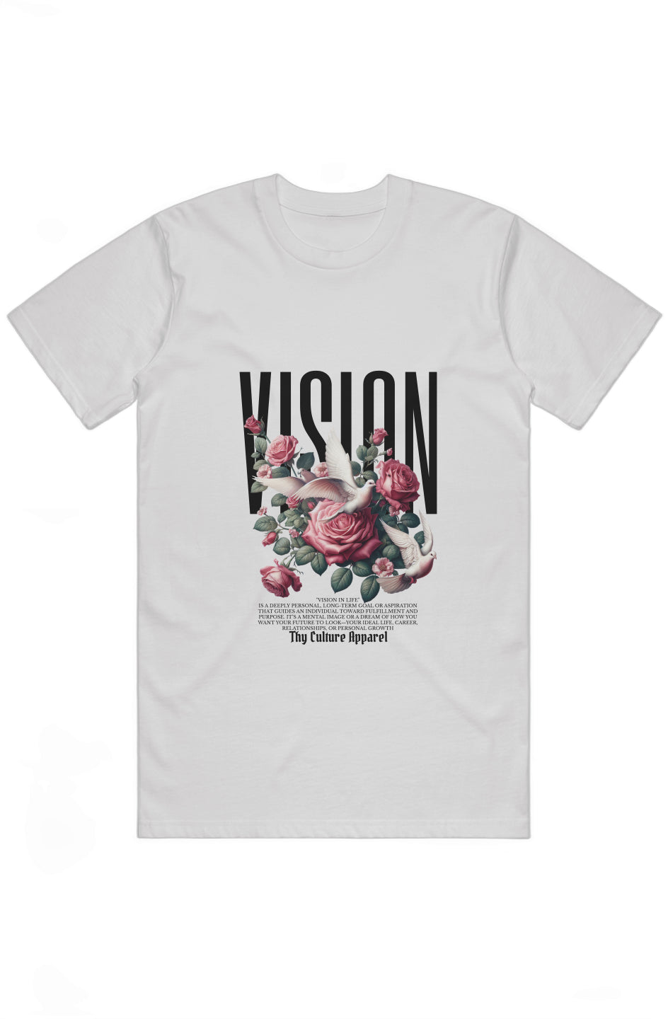 Visions White TEE