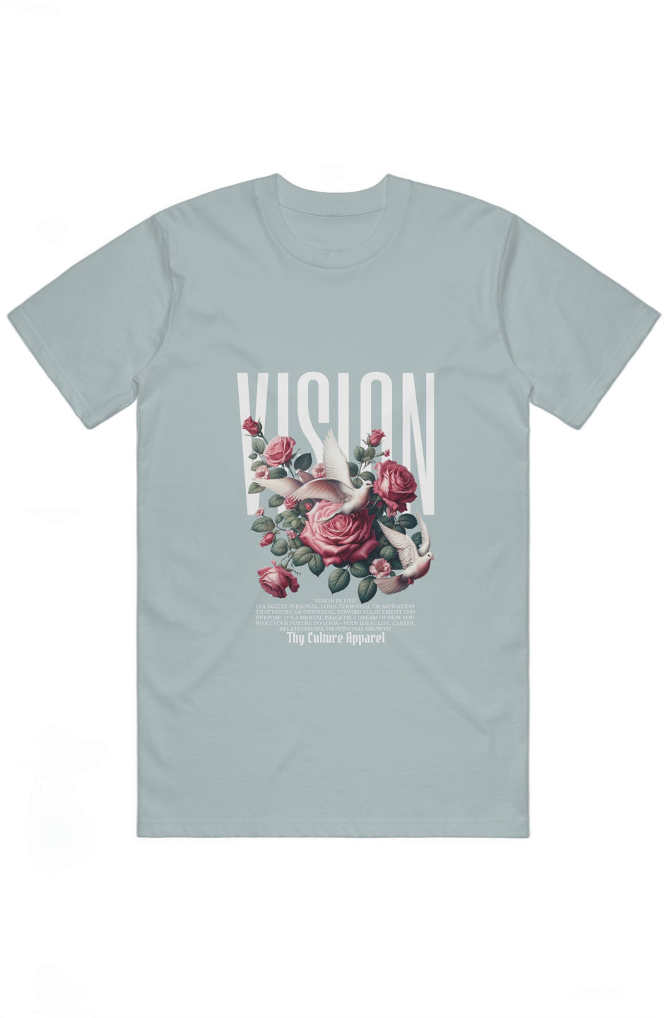 Vision Pale Blue TEE