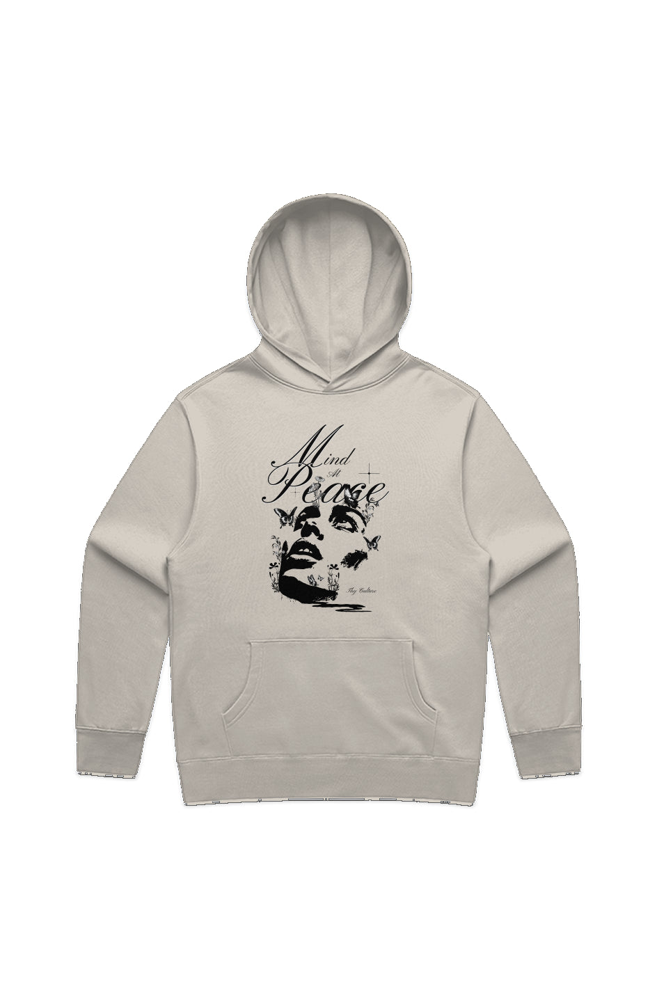 Mind At Peace Bone Hoodie